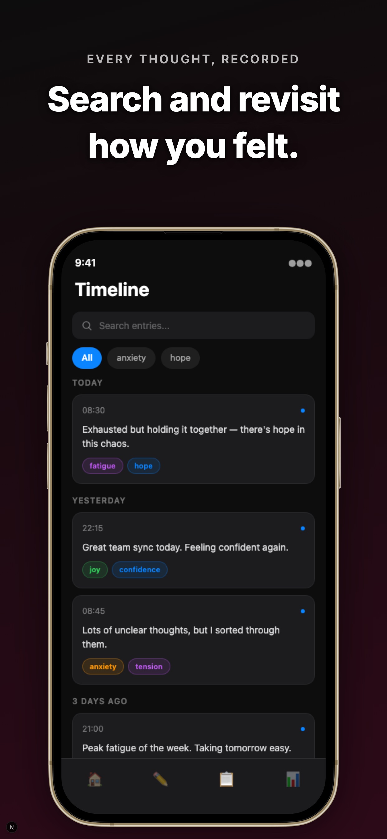 Timeline Screen
